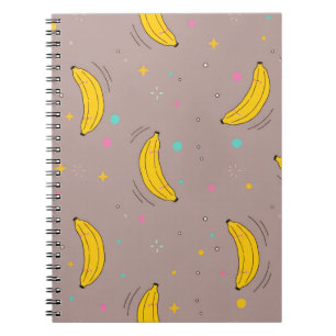 Banane-Allover-Druck Notizblock