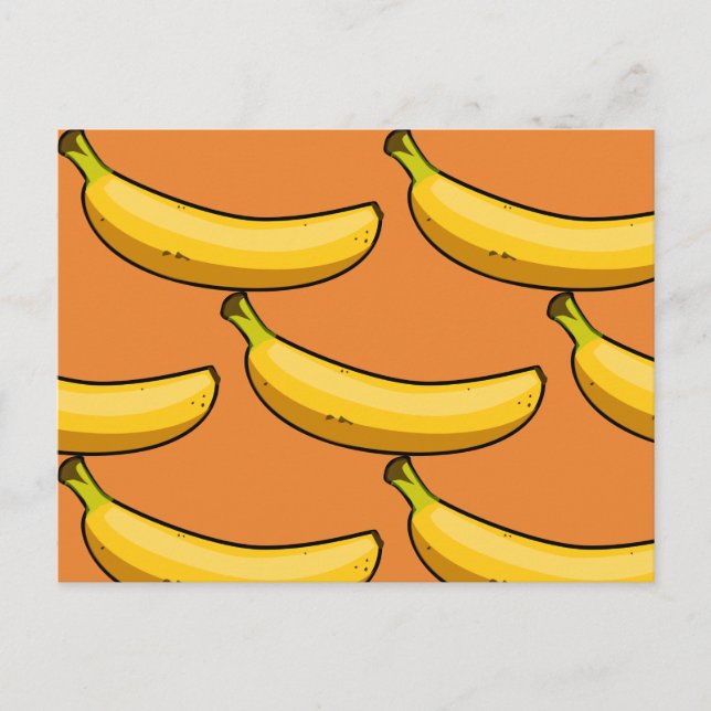 Banane anpassen postkarte (Vorderseite)