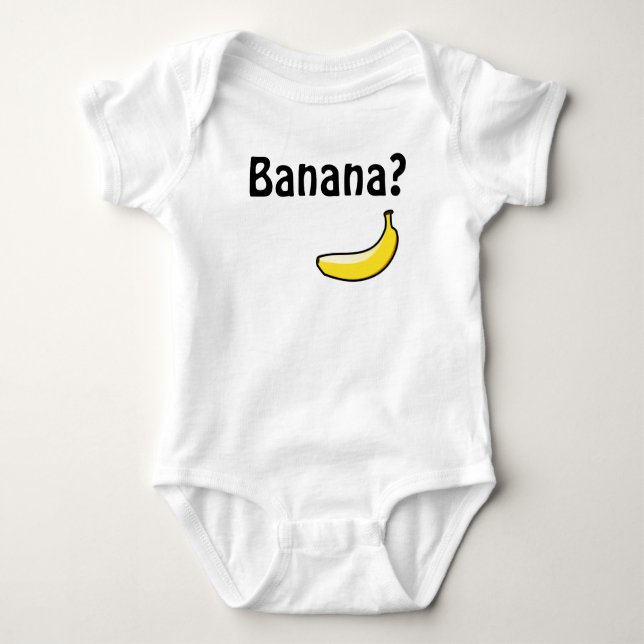 Banane? Baby Strampler (Vorderseite)