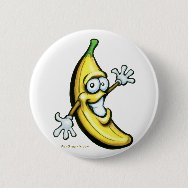 Banane Button (Vorderseite)