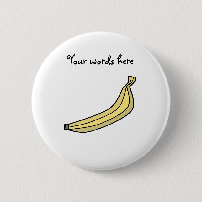 Banane Button (Vorderseite)