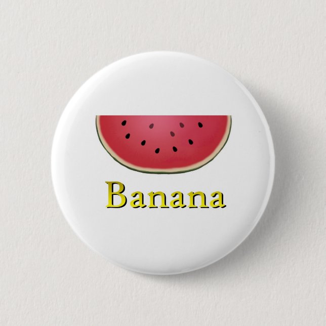 Banane Button (Vorderseite)