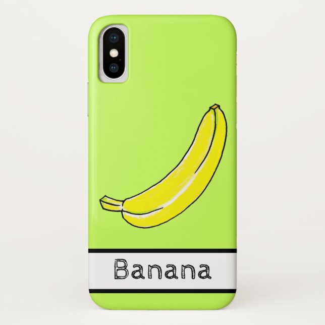 Banane Case-Mate iPhone Hülle (Rückseite)