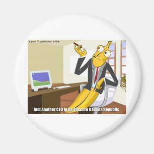 Banane CEO Lustige Unkonventionelle Cartoon Sammel Magnet