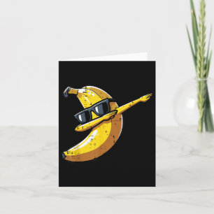 Banane Dab Sungles Süße Obst Tanz Jungen Kinder Mä Karte