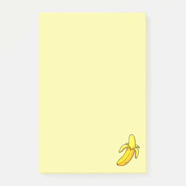 Banane - Fruchtsammlung -  Post-it Klebezettel (Vorderseite)