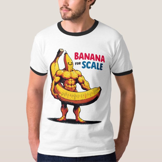 Banane für den Maßstab T-Shirt (Vorderseite)