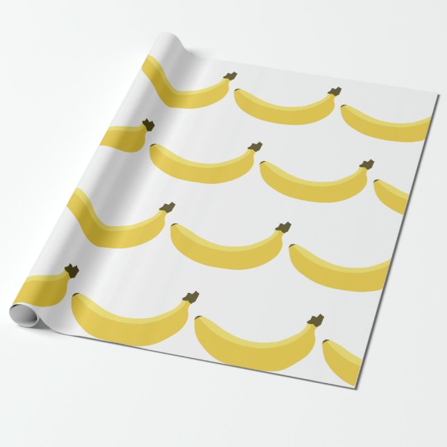Banane Geschenkpapier (Ungerollt)