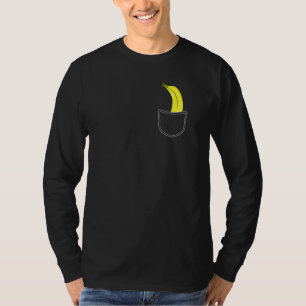 Banane in Pocket Graphic Fruit Vegane Veggie Gesun T-Shirt