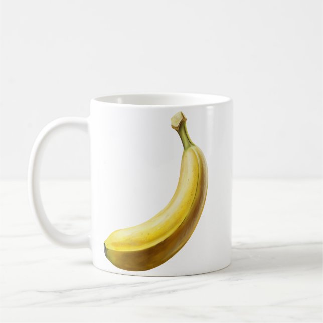 Banane Kaffeetasse (Links)