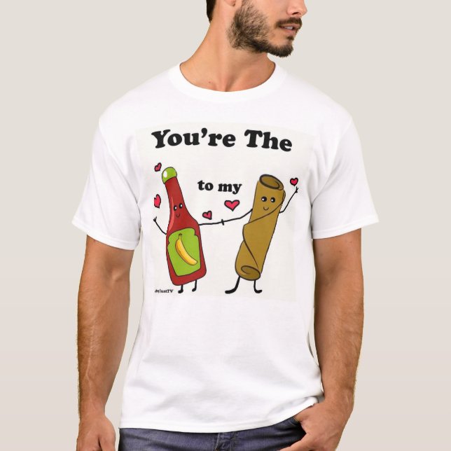 Banane Ketschup u. Lumpia T-Shirt (Vorderseite)