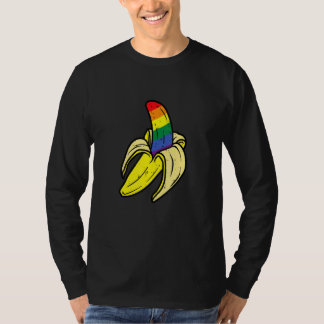 Banane LGBTQ Stolz Lesbisch Gay Trans T-Shirt