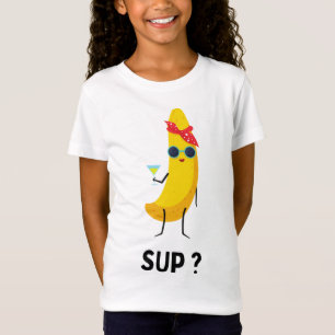 Banane mit Gläsern Obst Vegetarier Veganer Banane T-Shirt