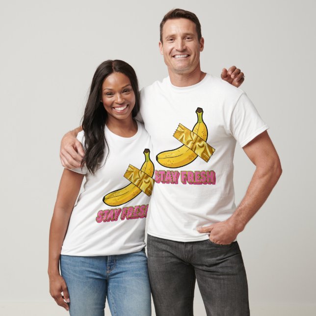 Banane mit Worten T-Shirt (Unisex)