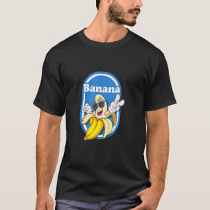 Banane moderne Aufkleber Angst lustige Komplet T-Shirt