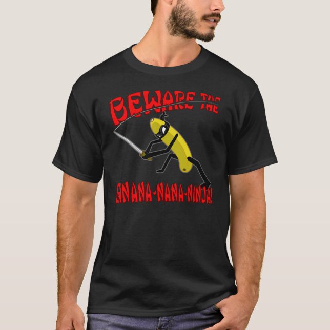 Banane-Nana-Ninja! (Dunkelheit) T-Shirt (Vorderseite)