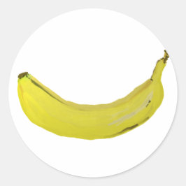 Banane Runder Aufkleber