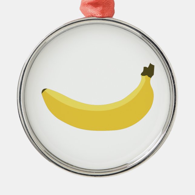 BANANE SILBERNES ORNAMENT (Vorne)