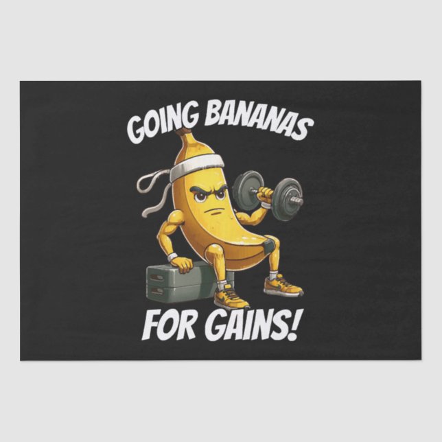 Banane trainiert seidenpapier (Vorderseite)