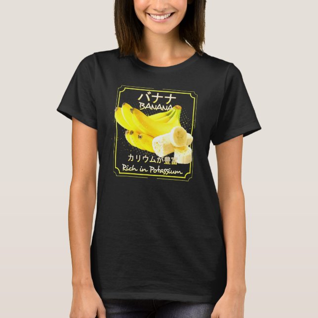 Banane Vegan Gesunde Früchte Und Gemüse T-Shirt (Vorderseite)