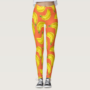 Bananen-Aquarell Leggings