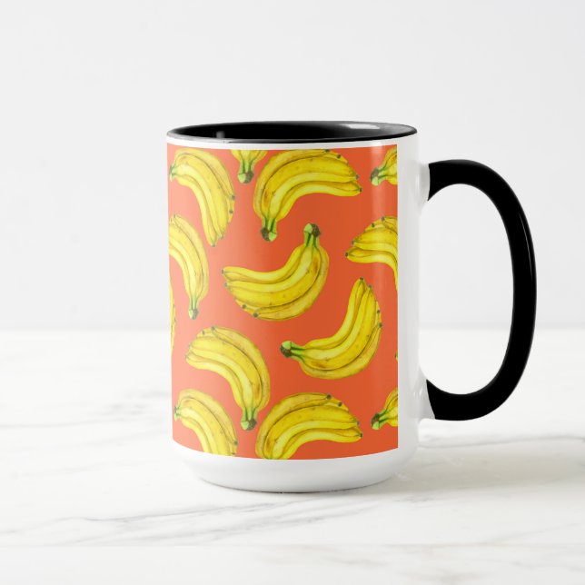 Bananen-Aquarell Tasse (Rechts)