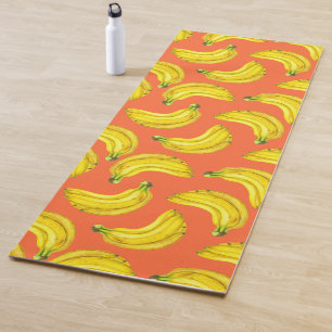 Bananen-Aquarell Yogamatte