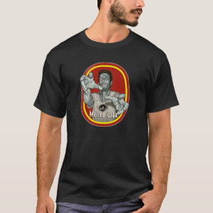 Bananen-Aufkleber-Zombie-Logo T-Shirt