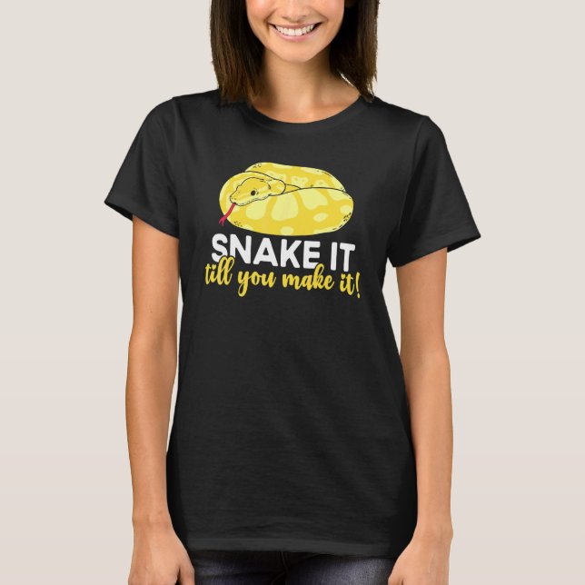 Bananen-Ball-Python-Schlange, bis du es schaffst 1 T-Shirt (Vorderseite)