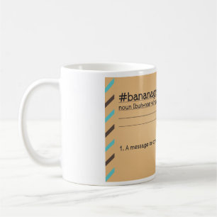 BANANEN #bananagram Umschlag-Tasse Tasse