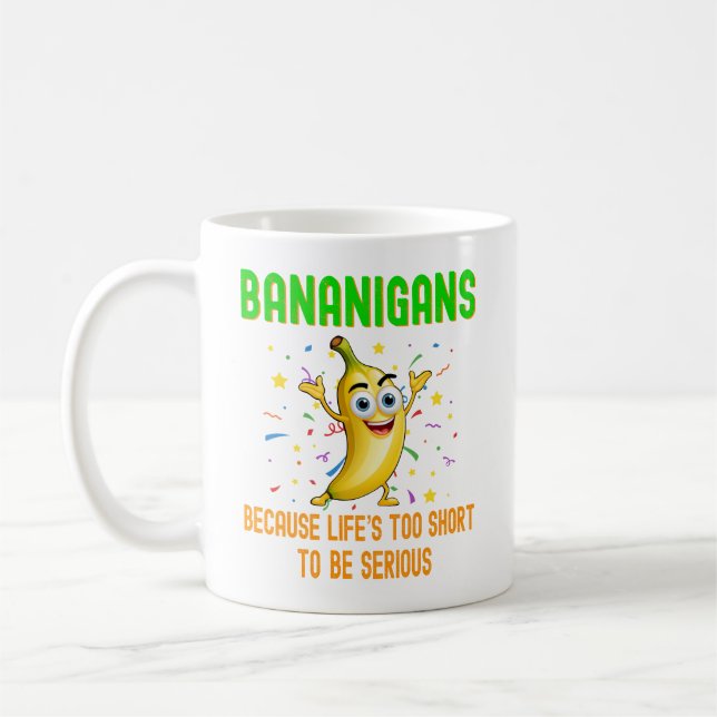 Bananen, Bananen aus dem Sonnenschein, Spaß aus tr Kaffeetasse (Links)