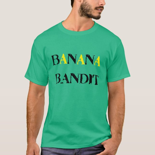Bananen-Bandit! Veganes T-Shirt (Vorderseite)