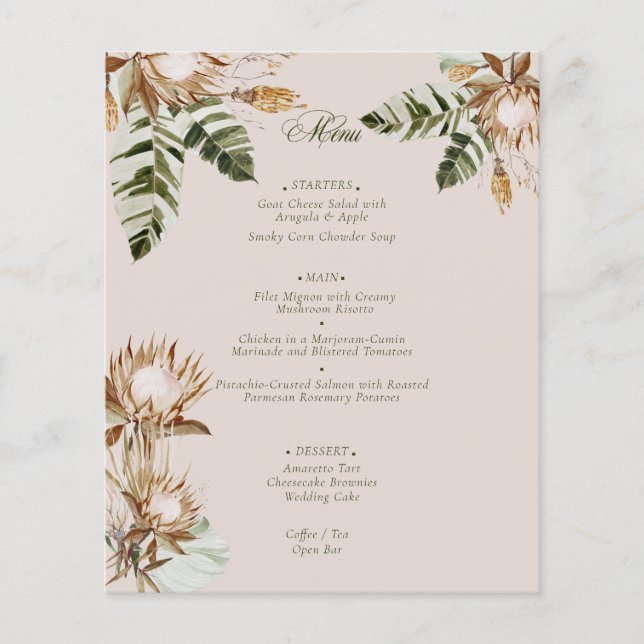 Bananen-Blätter für tropische getrocknete Blume (Vorderseite)