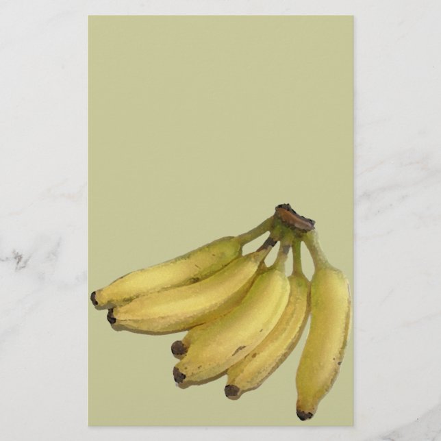 Bananen Briefpapier (Vorderseite)