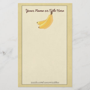 Bananen-Briefpapier Briefpapier