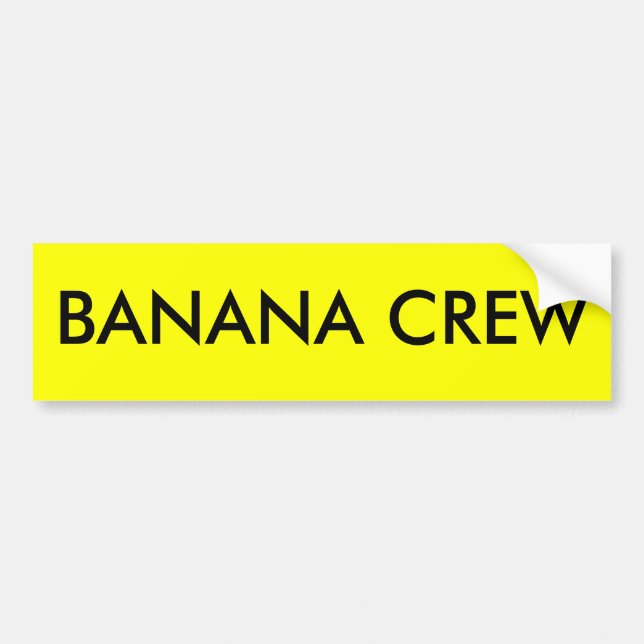 BANANEN-CREW AUTOAUFKLEBER (Vorne)