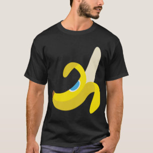 Bananen-Feigen-Süß Frisch Reif Geschält Obst Gelb T-Shirt