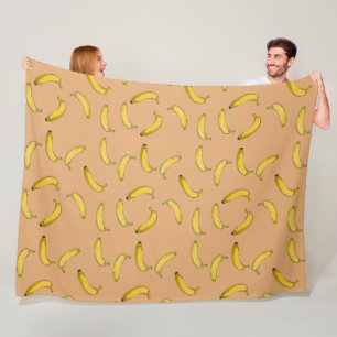 Bananen Fleecedecke