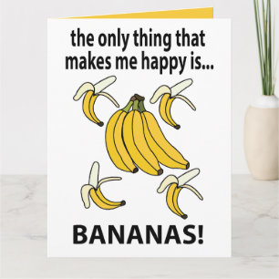 Bananen Frucht Lustige Bananen Karte