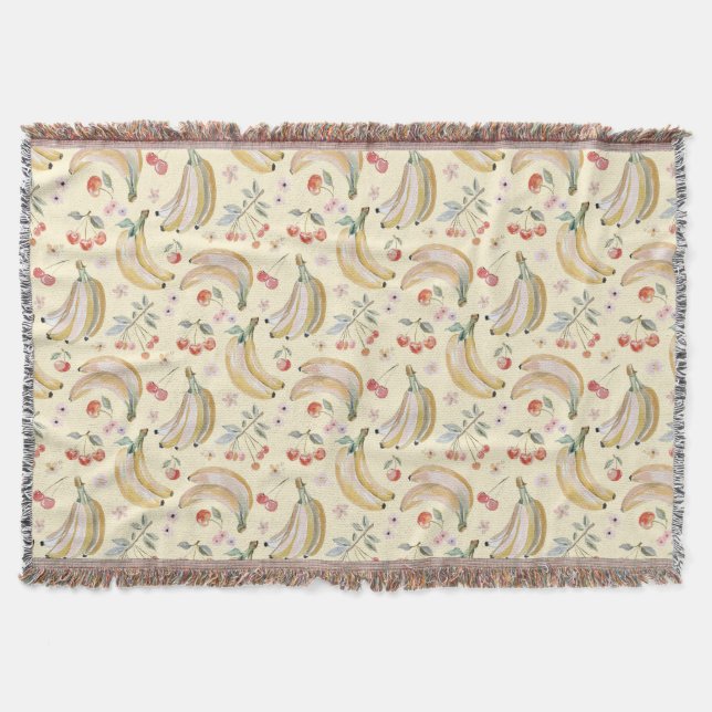 Bananen für Kirschen Decke (Vorderseite)