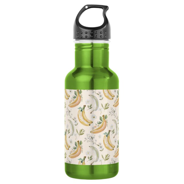 Bananen für Kirschen Edelstahlflasche (Vorderseite)