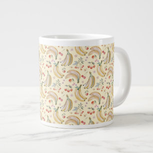 Bananen für Kirschen Jumbo-Tasse