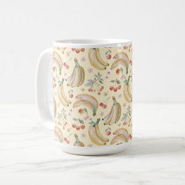 Bananen für Kirschen Kaffeetasse