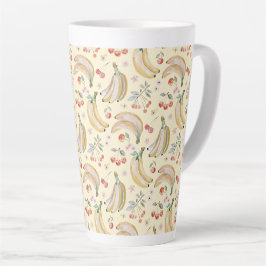 Bananen für Kirschen Milchtasse