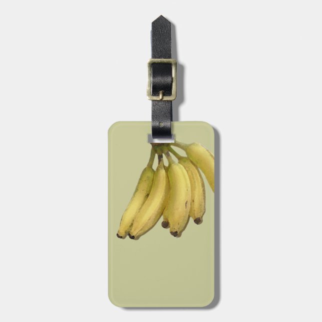 Bananen Gepäckanhänger (Vorderseite vertikal)