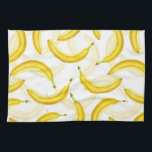 Bananen Geschirrtuch<br><div class="desc">Aquarellmuster mit Bananen.</div>