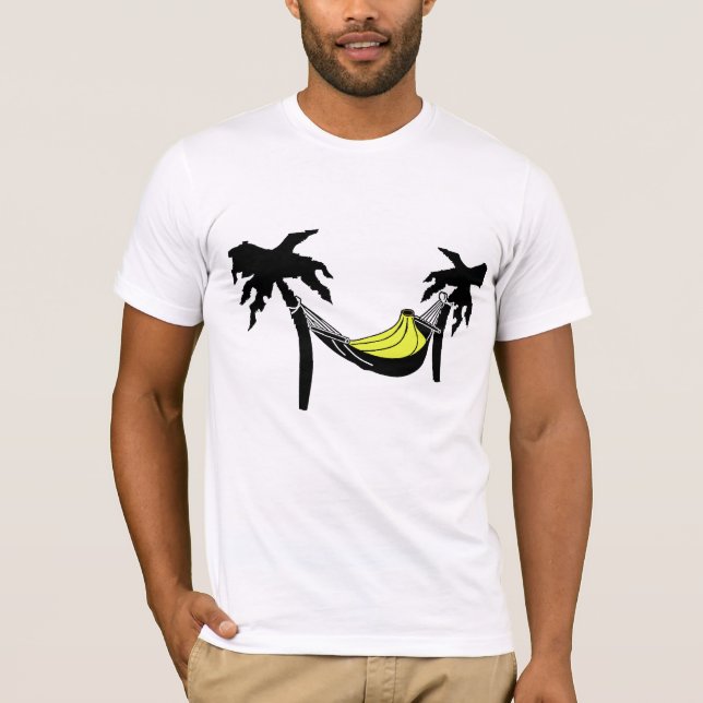 Bananen-Hängematte T-Shirt (Vorderseite)