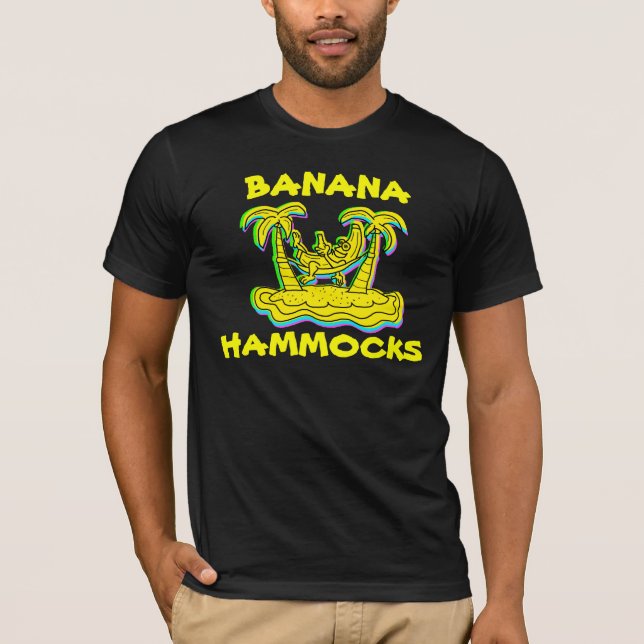 Bananen-Hängematten T-Shirt (Vorderseite)