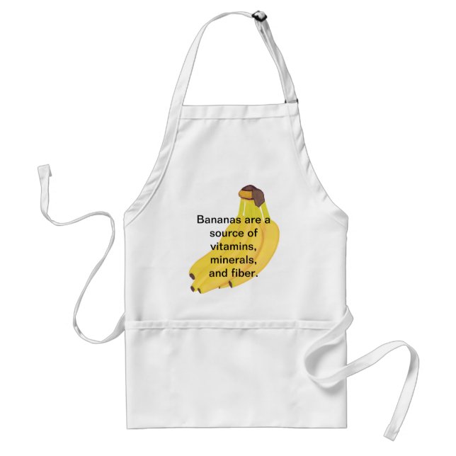 Bananen Herkunft Vitamine Mineralstoffe Faserfaser Schürze (Vorne)