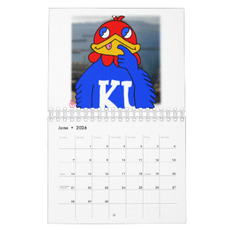 Bananen-Jayhawk Kalender
